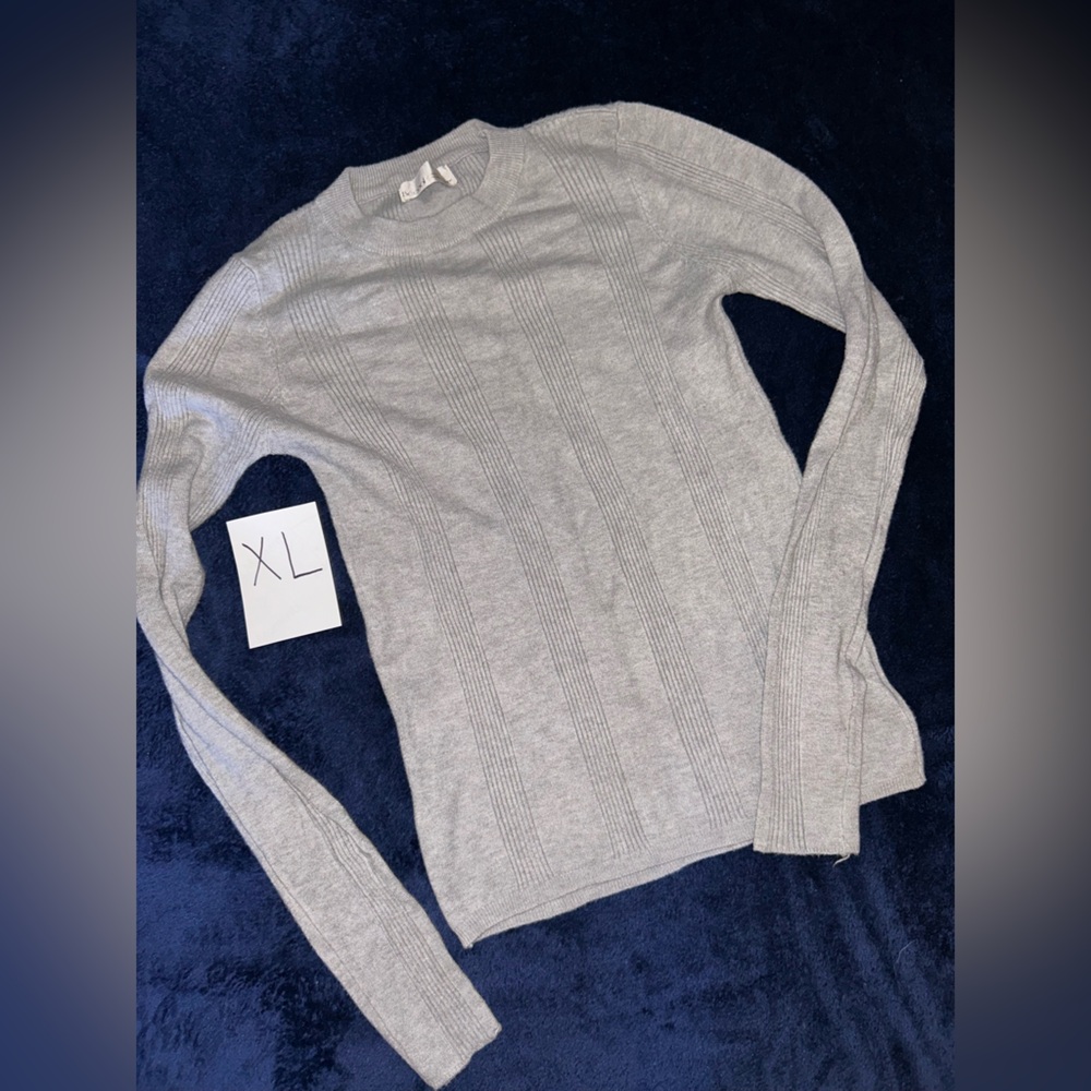 BE COOL Women's Gray Long Sleeve Tee